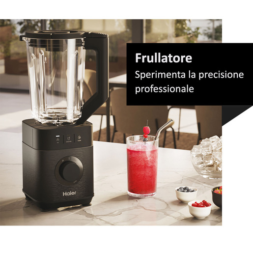 Image of Haier Frullatore I-Master Serie 5 Obsidian grey, 6 lame in acciaio inox, Caraffa in vetro da 2 L, 3 programmi preimpostati, Personal Jug incluso