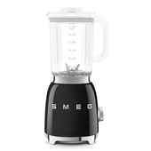 Smeg, Frullatore da Tavolo BLF03BLEU 1,5 L, 4 Velocità, 4 Funzioni Smoothie, Pulse, Tritaghiaccio e Autopulizia, Blocco Motore e Tappo Dosatore, Base Antiscivolo, Avvolgicavo Integrato, 800W, Nero-image