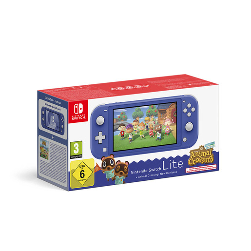 Image of Nintendo Console Switch Lite + Animal Crossing: New Horizons (blu)