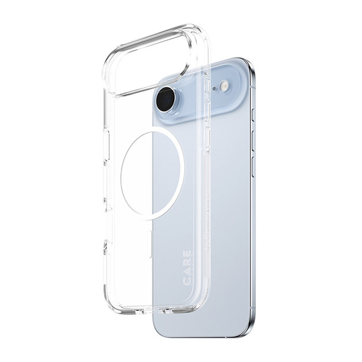 Image of PanzerGlass CARE by ® Flagship Cover Trasparente Urban Explorer con MagSafe Bianco iPhone 17 Air