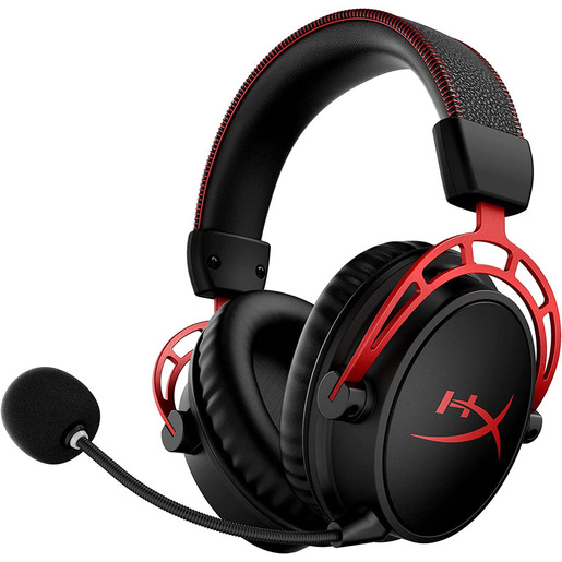 Image of        HyperX Cloud Alpha – Cuffie da gaming wireless (nere-rosse)