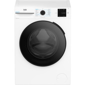 Beko B300 BMWUR8147EC: Lavatrice 8Kg, Classe A-10%, 1400Giri, Linea Estetica Nx, Motore Inverter, Display Touch, Colore Bianco, Oblò Nero, Tecnologia-image