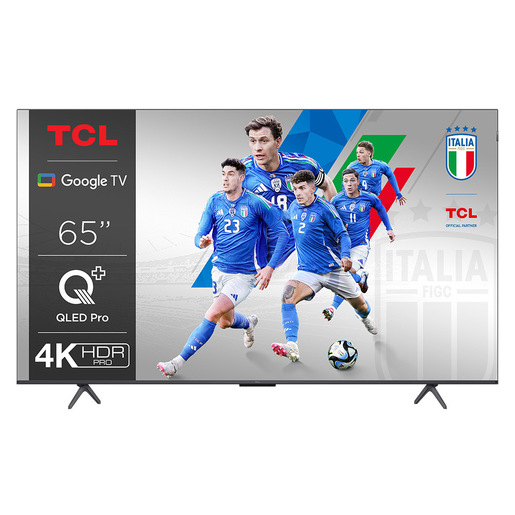 TCL C65 Serie C6 Smart TV QLED 4K 65'' 65C655, audio Onkyo con subwoofer, Dolby Vision - Atmos, Google TV