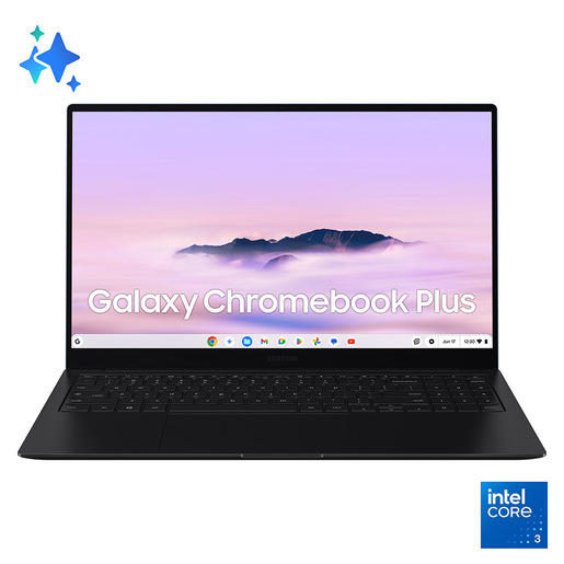 Image of Samsung Galaxy Chromebook Plus, display 15.6'', Intel Core 3, RAM 8GB, 256GB, Neptune Blue, Chrome OS
