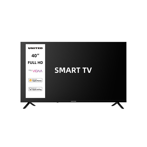 Image of United UNLED40M10VDA SMART TV 40'' FULL HD, Sistema operativo VIDAA, Triplo tuner DVBT2/C/S2 HEVC MAIN10, Dolby Audio, Parental Control