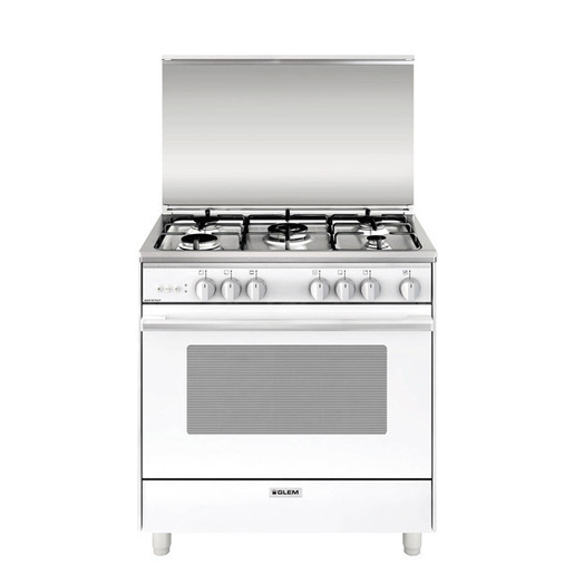 Glem Gas U855VX cucina Elettrico/Gas Bianco