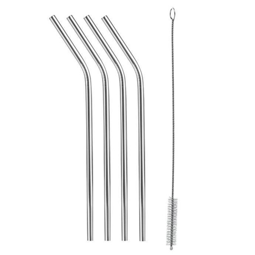 Image of Tescoma 308866 cannuccia per bevande riutilizzabile Acciaio inossidabile 4 pz