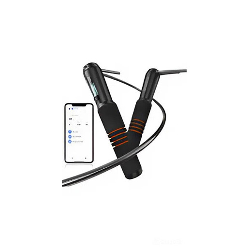 Image of Renpho Corda Smart Jump R-Q001, Corda per Saltare Intelligente con App Bluetooth, 3 Sensori di Precisione, Display LCD e Manici in Schiuma