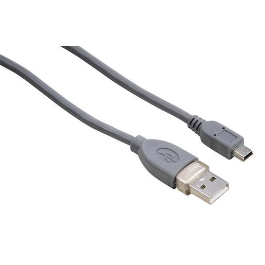 Image of Hama Cavo USB A 2.0/Mini USB B 2.0, 1,8 metri, grigio, 1 stella