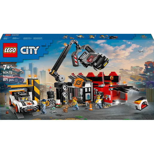 Image of LEGO City Sfasciacarrozze con auto