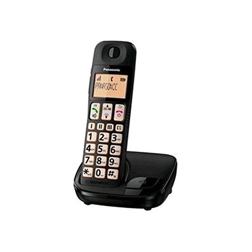 Image of Panasonic KX-TGE110 Telefono DECT Identificatore di chiamata Nero