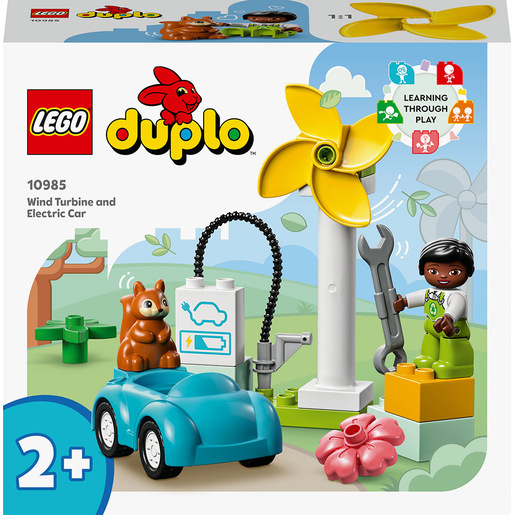 Image of LEGO DUPLO Turbina eolica e auto elettrica