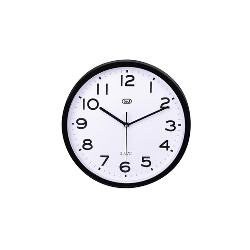 Image of Trevi OM 3302 S Quartz clock Rotondo Nero, Bianco