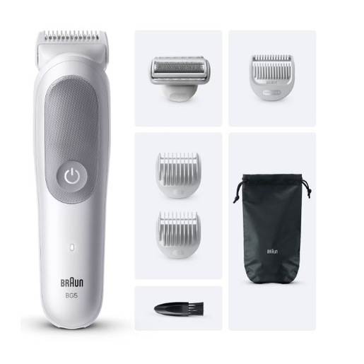 Image of Braun Series 5 BG5550 rasoio elettrico / regolabarba / tagliabasette Grigio