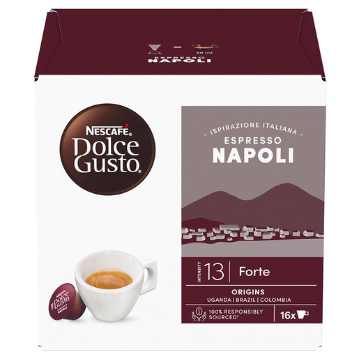 Image of Nescafé Dolce Gusto Caffè Espresso Napoli 16 Capsule