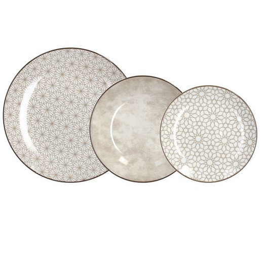 Image of Tognana Porcellane MC070186048 servizio da tavola 18 pz Porcellana Marrone