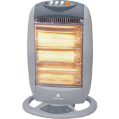 Electroline HHE125P stufetta elettrica Interno Grigio 1200 W Riscaldatore di ambienti elettrico alogeno-image