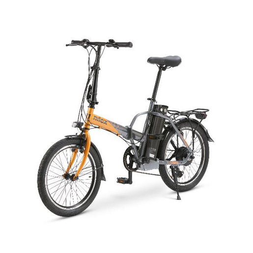 Image of Nilox NXEBJ1PROOG bicicletta elettrica Nero, Arancione Acciaio 50,8 cm (20'') 23,5 kg Litio