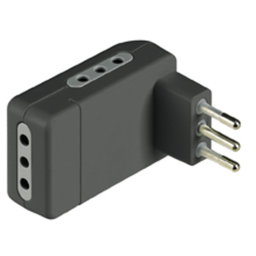 Image of bticino S3605GE adattatore per presa di corrente Nero