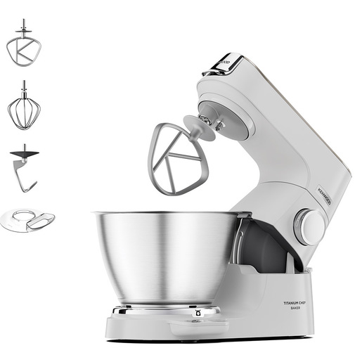 Image of Kenwood KVC65.001SI Titanium Chef Baker Planetaria