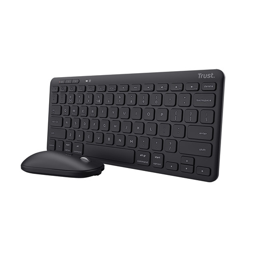 Image of Trust Lyra tastiera Mouse incluso Ufficio RF senza fili + Bluetooth QWERTY Italiano Nero