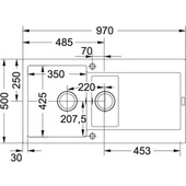 Franke Mrg 651 Lavello Ad Incasso Rettangolare-image
