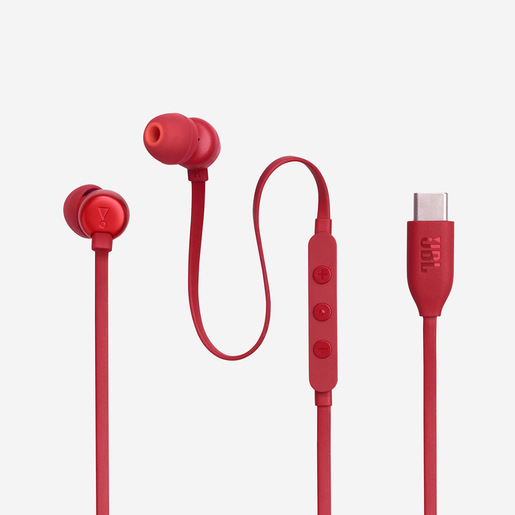 Image of JBL Tune 310C Auricolare Cablato In-ear Musica e Chiamate USB tipo-C Rosso