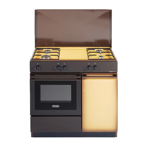 Image of De’Longhi SGK 854 NM cucina Gas Beige, Marrone