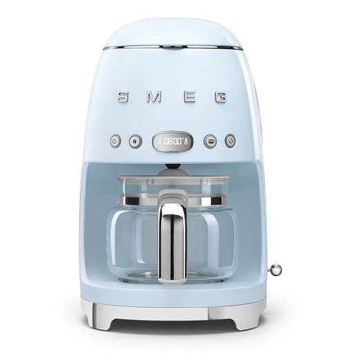 Image of Smeg Macchina da Caffè Filtro 50's Style – Azzurro LUCIDO – DCF02PBEU