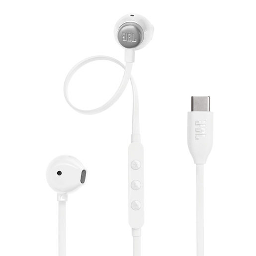 Image of JBL Tune 305C Auricolare Cablato In-ear Musica e Chiamate USB tipo-C Bianco