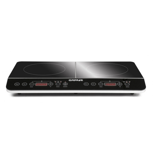 G3 Ferrari Hi-Tech Chef Nero Superficie piana 60 cm Piano cottura a induzione 2 Fornello(i)