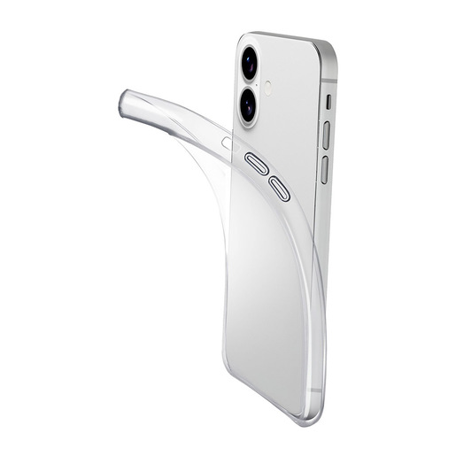 Image of Cellularline Fine - iPhone 17 Cover in gomma morbida ultra sottile e trasparente
