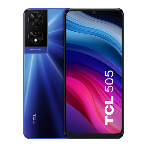 TCL 505 17,1 cm (6.75'') Doppia SIM Android 14 4G USB tipo-C 4 GB 128 GB 5010 mAh Blu