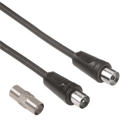 Image of Hama 7483199 cavo coassiale 3 m Tipo F Nero