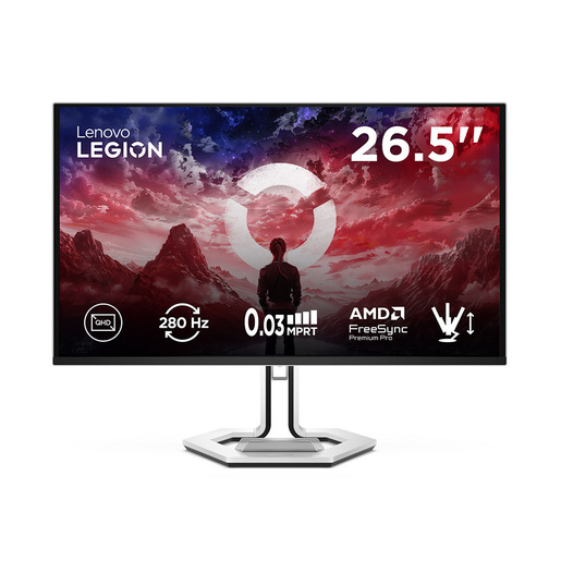 Lenovo Legion Pro 27Q-10 Monitor PC 67,3 cm (26.5'') 2560 x 1440 Pixel Quad HD QD-OLED Nero, Grigio