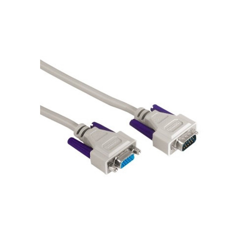 Image of Hama Cavo prolunga monitor VGA HDD 15 pin M/HDD 15 pin F, 3 metri, grigio, 1 stella