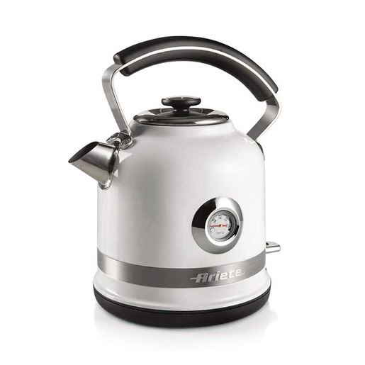 Image of Ariete 2854 Moderna Bollitore Elettrico, 2000 W, Capacità 1,7 L, 360° Cordless, Sistema di Spegnimento Automatico, Filtro Rimovibile, Livello Acqua Vi