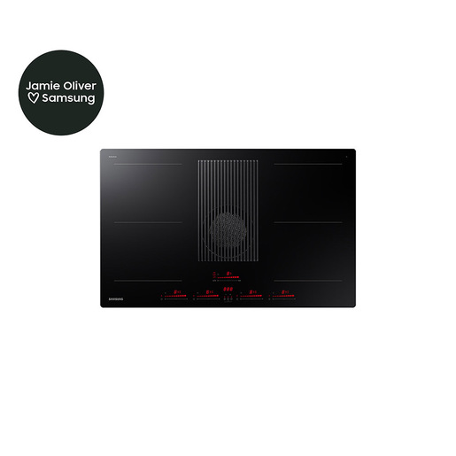 Samsung Piano a induzione con cappa integrata filtrante Infinite Line™ 80cm NZ84T9747VK