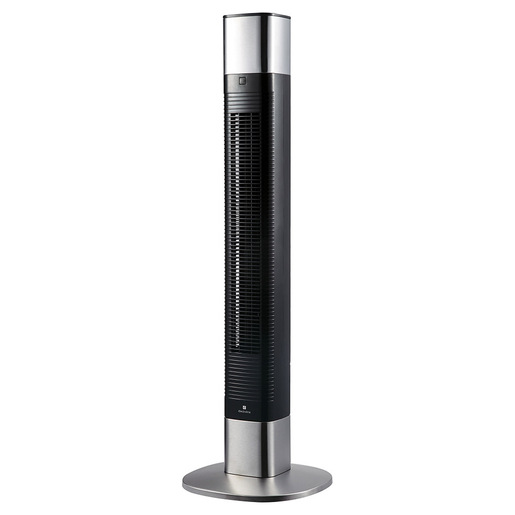 Electroline FD-1100B ventilatore Nero, Acciaio inox