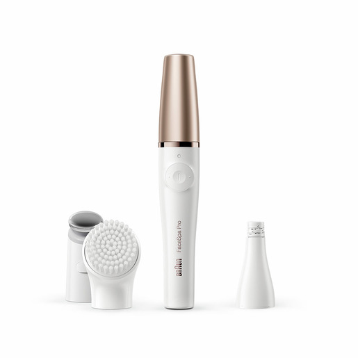 Image of Braun FaceSpa Pro SE911, Bellezza Viso Epilatore Tutto-In-Uno, Incluso Epilatore Per Il Viso Con Dieci Micro Fori, Testina Tonificante E Spazzola Di P
