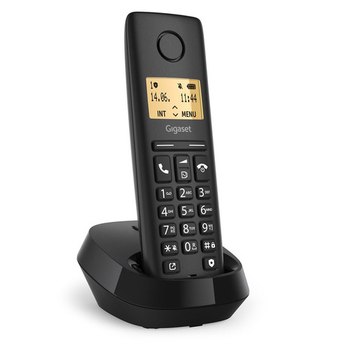 Image of Gigaset PURE 100 Telefono analogico/DECT Identificatore di chiamata Nero