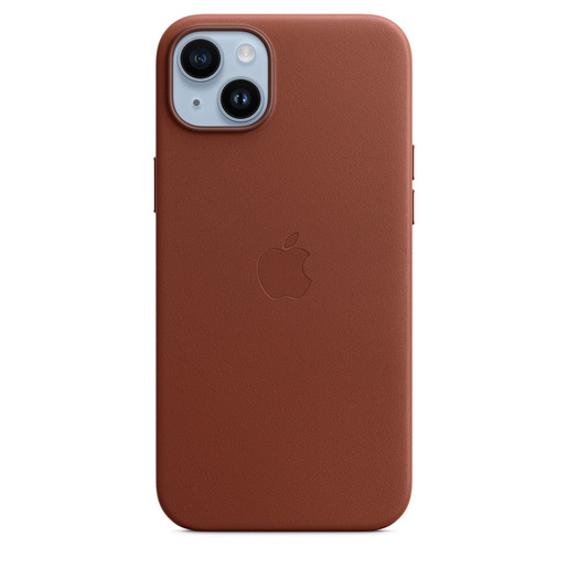Image of Apple Custodia iPhone 14 Plus in Pelle - Terra d'ombra