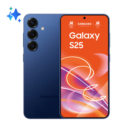 Samsung Galaxy S25 Smartphone AI, Display 6.2'' FHD+ Dynamic AMOLED 2X, Fotocamera 50MP, RAM 12GB, 256GB, 4.000 mAh, Navy