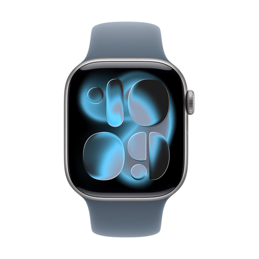 Apple Cinturino Sport blu salmastro (42 mm) - S/M