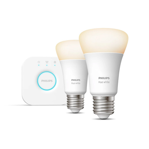 Image of Philips Hue White Starter kit: 2 lampadine connesse E27 (800)