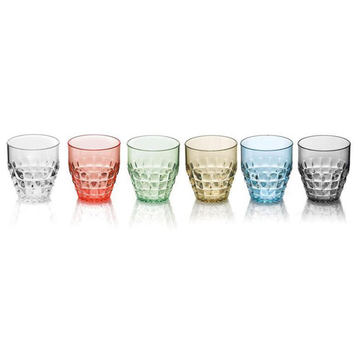 Image of Fratelli Guzzini Set 6 Bicchieri Bassi Tiffany