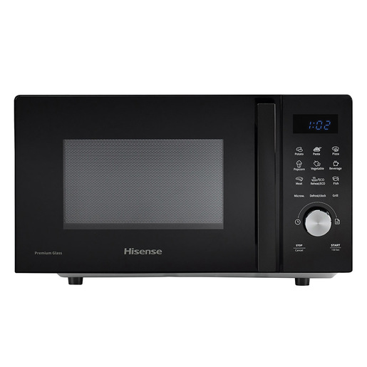 Image of Hisense H20MOBSD1HG forno a microonde Nero Microonde con grill Superficie piana 20 L 700 W