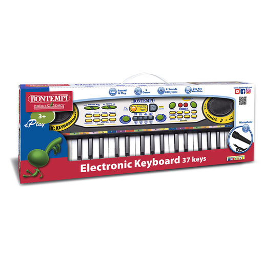 Image of Bontempi Electronic Keyboard with microphone