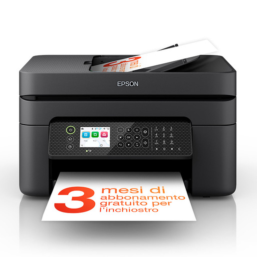 Epson WorkForce WF-2950DWF stampante multifunzione A4 getto d'inchiostro (stampa, scansione, copia), Display LCD 6.1cm, ADF, WiFi Direct, AirPrint, 3