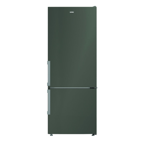 Image of Ignis IGNK2 1472 XP4E Frigorifero combinato a libera installazione, Dual No Frost , 70 cm, Classe E, Manhattan Grey, 36 db, h 1870cm